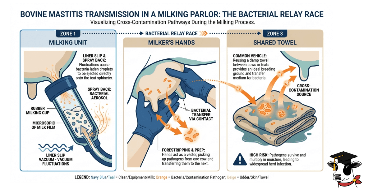 Milking is a transmission machine
