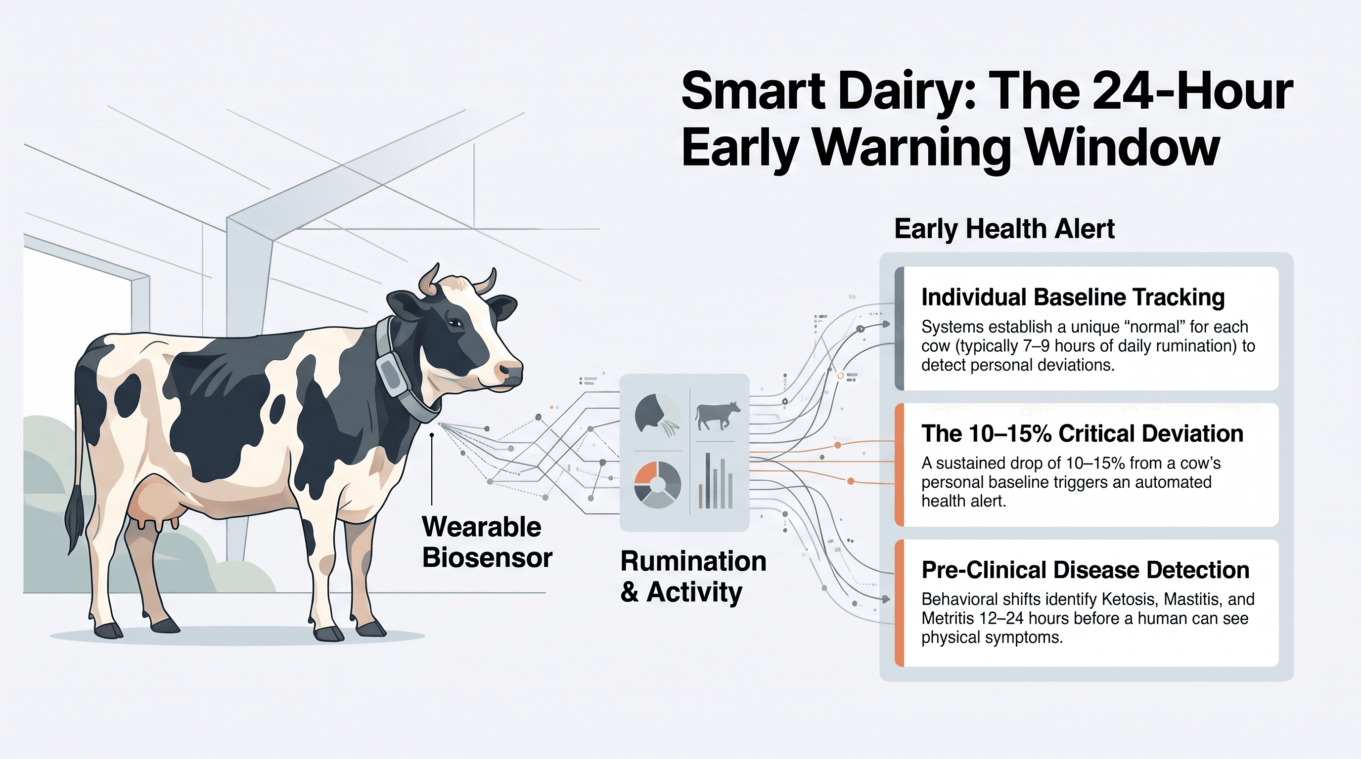 The sensor is a barn alarm, not a diagnosis