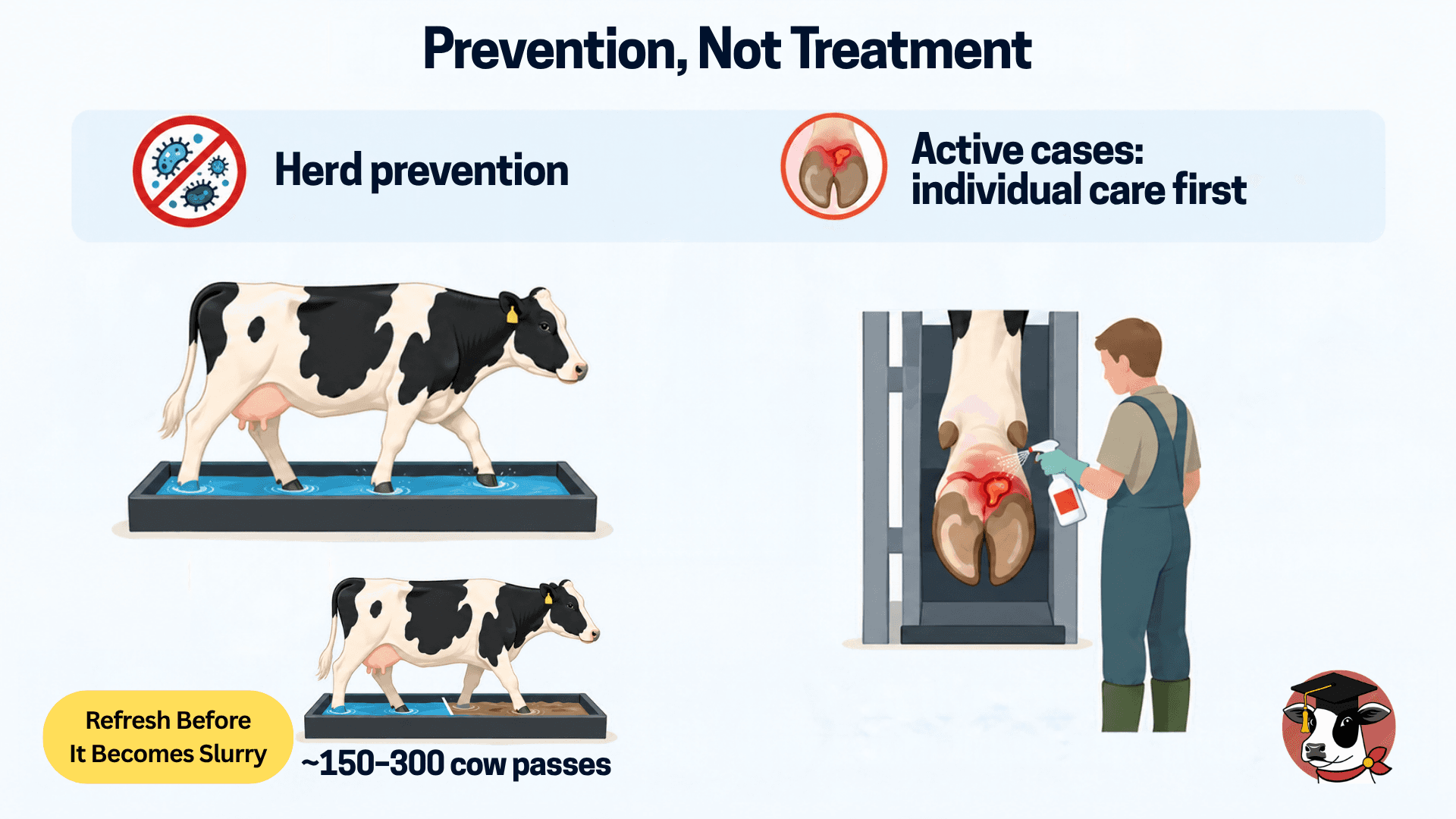 Footbaths: Prevention, Not Treatment