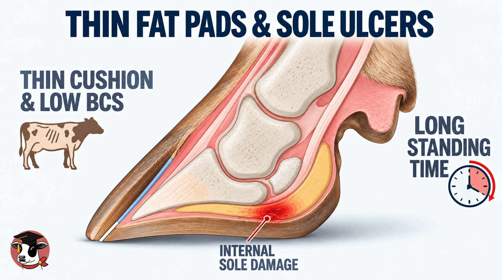 Digital Cushion Thickness, Body Condition, and Sole Ulcer Risk